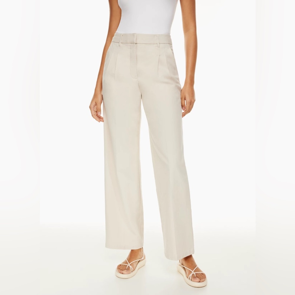 NWT Aritzia Wilfred Dion Pant, Size 2 Tall, Color Birch